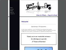 Tablet Screenshot of holthauling.com